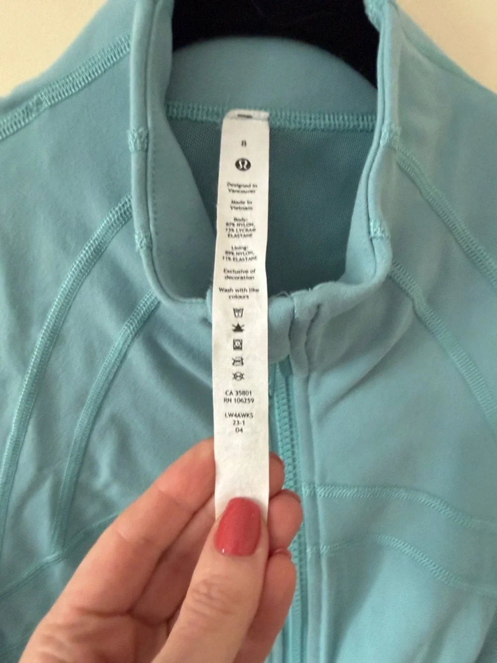 lululemon athletica Sky Blue Full-Zip Define Jacket - Picture 2 of 6